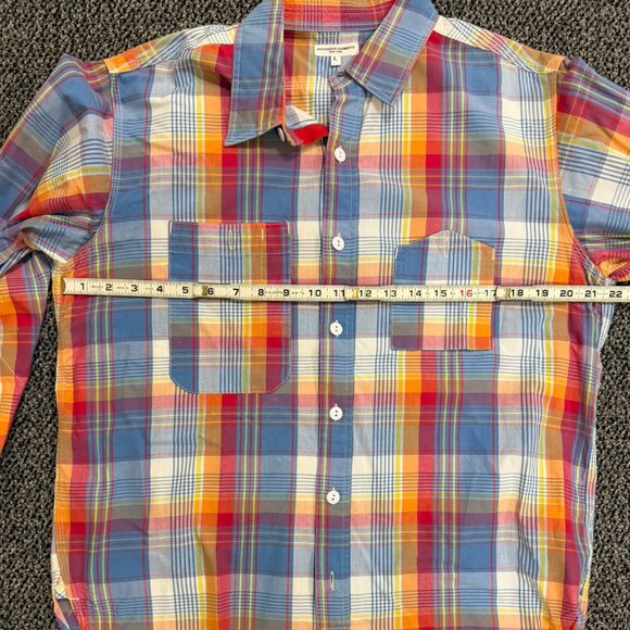 Engineered Garments New York Work Madras check shirt Size L - Picture 2 of 6